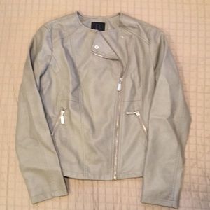 Taupe Moto jacket NWOT!!